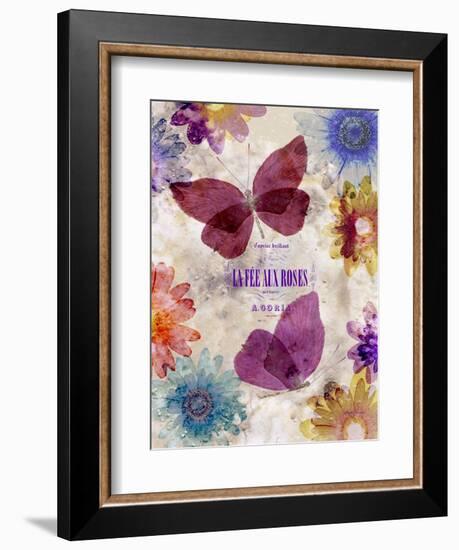 Fleur De Papillion 2-Morgan Yamada-Framed Art Print