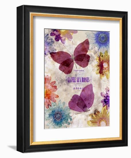 Fleur De Papillion 2-Morgan Yamada-Framed Art Print