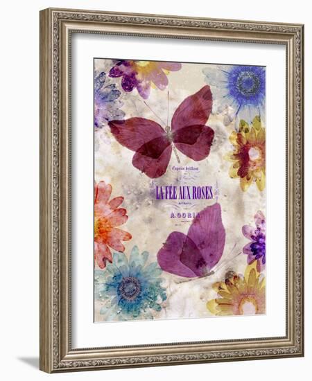 Fleur De Papillion 2-Morgan Yamada-Framed Art Print