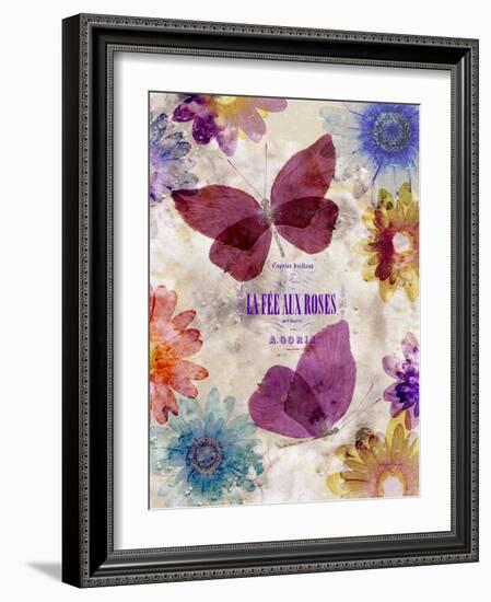 Fleur De Papillion 2-Morgan Yamada-Framed Art Print