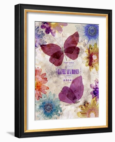 Fleur De Papillion 2-Morgan Yamada-Framed Art Print