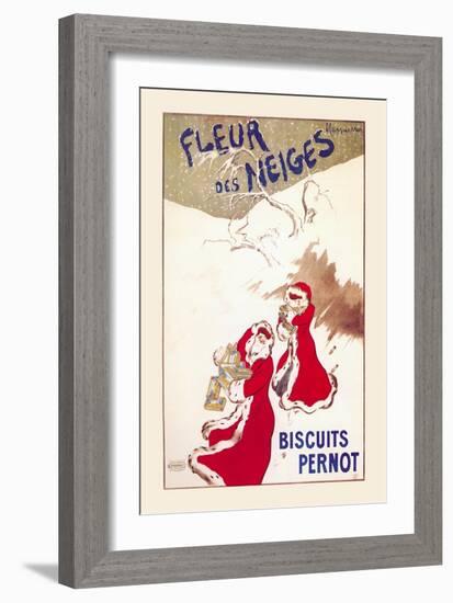 Fleur Des Neiges - Biscuits Pernot-Leonetto Cappiello-Framed Art Print