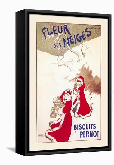 Fleur Des Neiges - Biscuits Pernot-Leonetto Cappiello-Framed Stretched Canvas