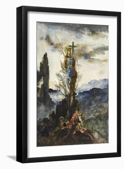 Fleur mystique-Gustave Moreau-Framed Giclee Print