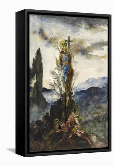 Fleur mystique-Gustave Moreau-Framed Premier Image Canvas