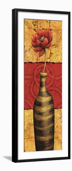 Fleur sur Tuiles II-Delphine Corbin-Framed Art Print