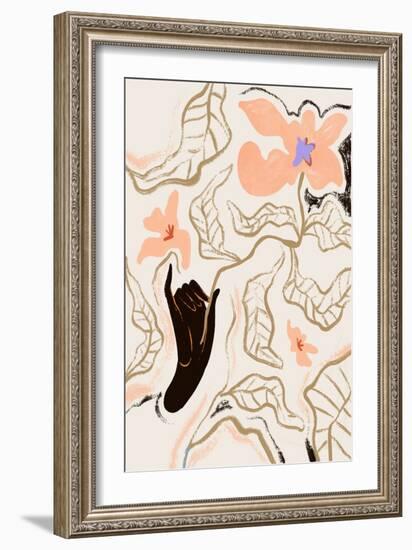 Fleur-Arty Guava-Framed Giclee Print