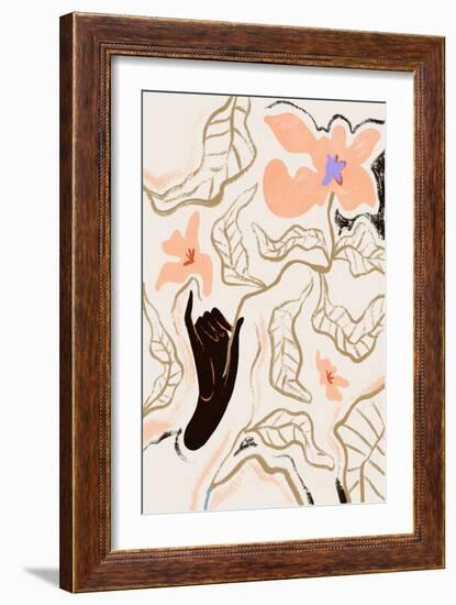 Fleur-Arty Guava-Framed Giclee Print