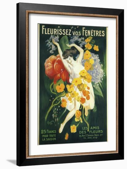 Fleurissez Vos Fenetres-null-Framed Giclee Print