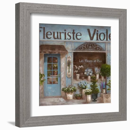 Fleuriste-Nan-Framed Art Print