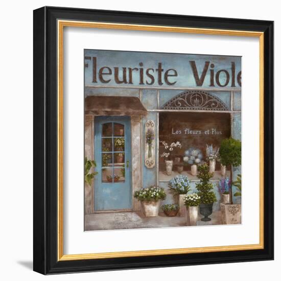 Fleuriste-Nan-Framed Art Print