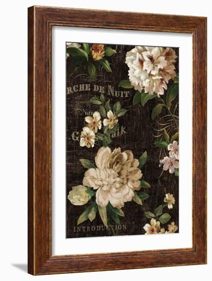 Fleurs Antique I-Deborah Devellier-Framed Art Print