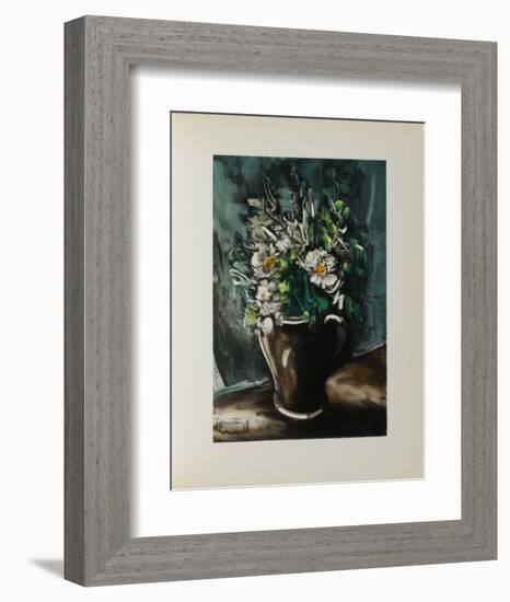 Fleurs au Pot de Gres, 1955-Maurice De Vlaminck-Framed Collectable Print