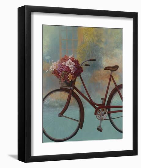 Fleurs Bicyclette II-null-Framed Art Print