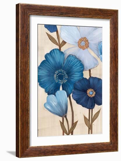 Fleurs Bleues I-Maja-Framed Art Print