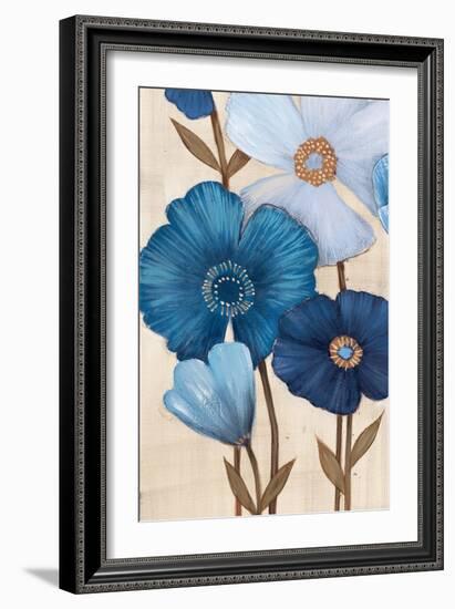 Fleurs Bleues I-Maja-Framed Art Print