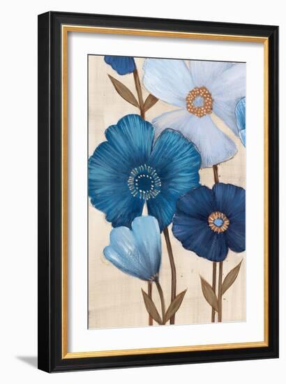 Fleurs Bleues I-Maja-Framed Art Print