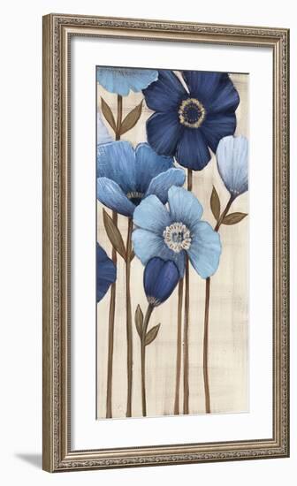 Fleurs Bleues II-Maja-Framed Giclee Print