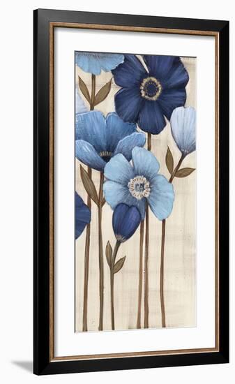 Fleurs Bleues II-Maja-Framed Giclee Print