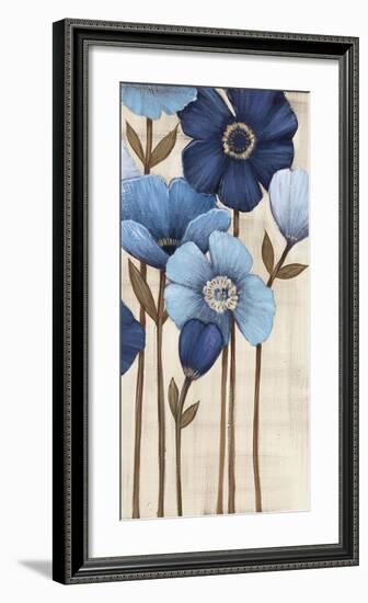 Fleurs Bleues II-Maja-Framed Giclee Print