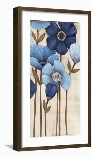 Fleurs Bleues II-Maja-Framed Giclee Print