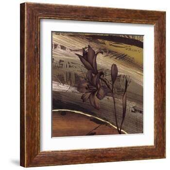 Fleurs d'Or I-Anne Brochard-Framed Giclee Print