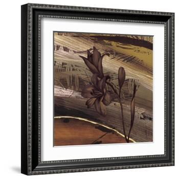 Fleurs d'Or I-Anne Brochard-Framed Giclee Print