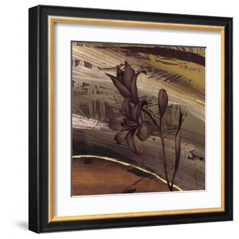 Fleurs d'Or I-Anne Brochard-Framed Giclee Print