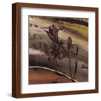Fleurs d'Or I-Anne Brochard-Framed Giclee Print