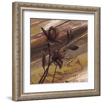 Fleurs d'Or II-Anne Brochard-Framed Giclee Print