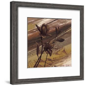 Fleurs d'Or II-Anne Brochard-Framed Giclee Print