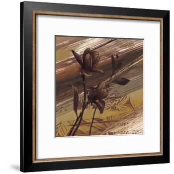 Fleurs d'Or II-Anne Brochard-Framed Giclee Print