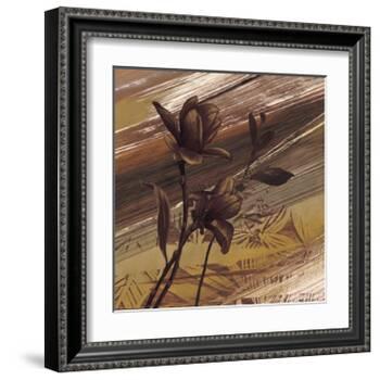 Fleurs d'Or II-Anne Brochard-Framed Giclee Print