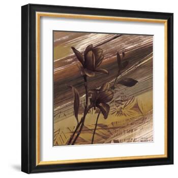 Fleurs d'Or II-Anne Brochard-Framed Giclee Print
