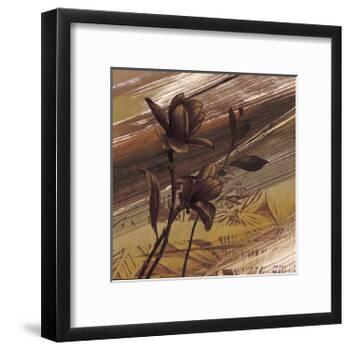 Fleurs d'Or II-Anne Brochard-Framed Giclee Print