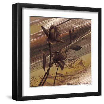 Fleurs d'Or II-Anne Brochard-Framed Giclee Print