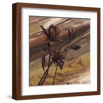 Fleurs d'Or II-Anne Brochard-Framed Giclee Print