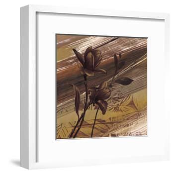 Fleurs d'Or II-Anne Brochard-Framed Giclee Print