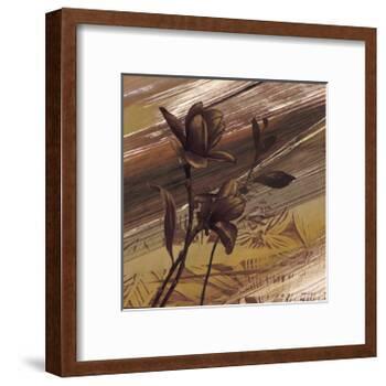 Fleurs d'Or II-Anne Brochard-Framed Giclee Print