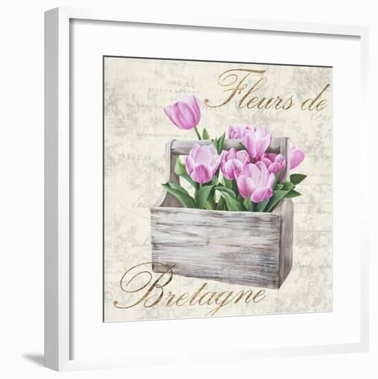 Fleurs de Bretagne-Remy Dellal-Framed Art Print