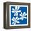 Fleurs de Matisse I Sq-Mercedes Lopez Charro-Framed Stretched Canvas