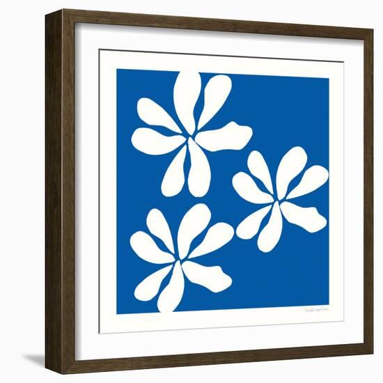 Fleurs de Matisse I Sq-Mercedes Lopez Charro-Framed Art Print