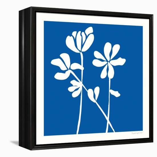 Fleurs de Matisse II Sq-Mercedes Lopez Charro-Framed Stretched Canvas