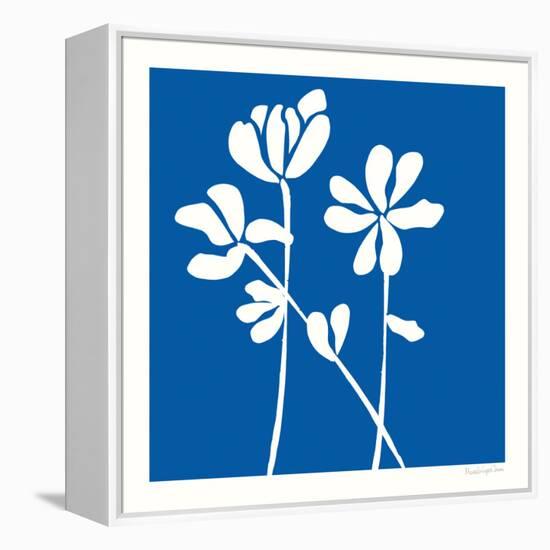 Fleurs de Matisse II Sq-Mercedes Lopez Charro-Framed Stretched Canvas