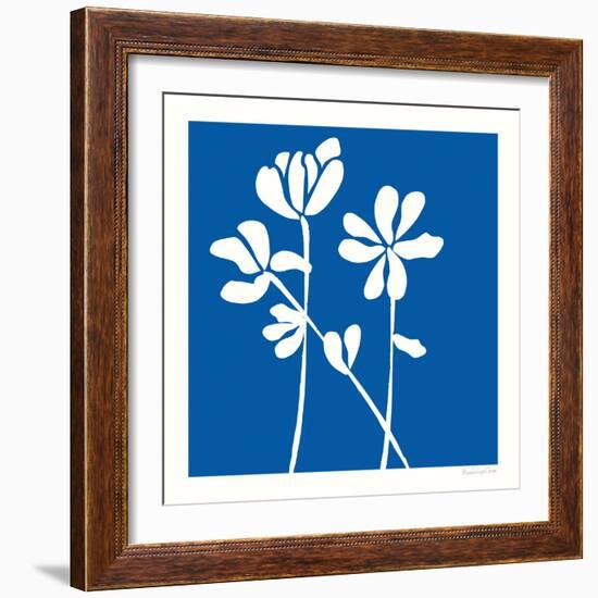 Fleurs de Matisse II Sq-Mercedes Lopez Charro-Framed Art Print