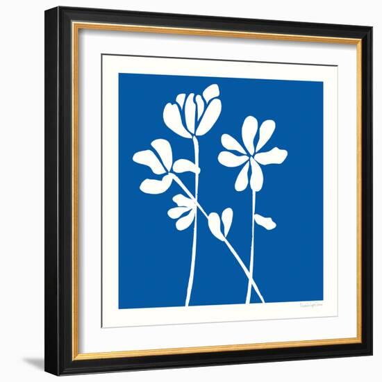 Fleurs de Matisse II Sq-Mercedes Lopez Charro-Framed Art Print