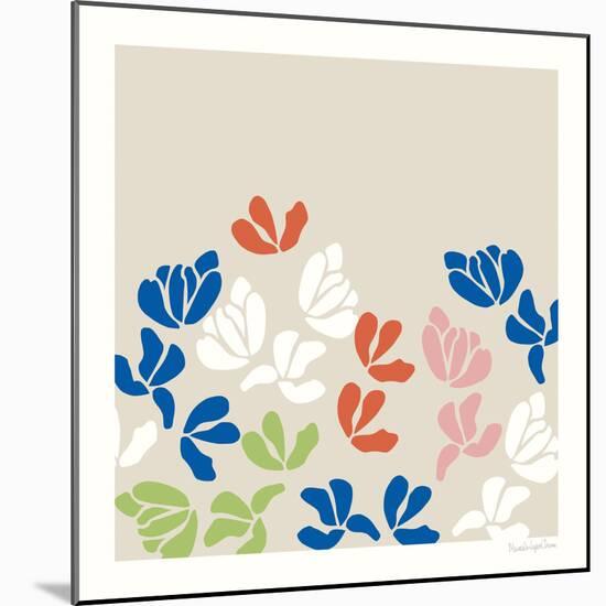 Fleurs de Matisse III Sq-Mercedes Lopez Charro-Mounted Art Print