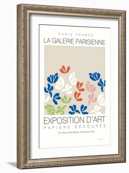 Fleurs de Matisse III-Mercedes Lopez Charro-Framed Art Print