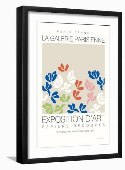 Fleurs de Matisse III-Mercedes Lopez Charro-Framed Art Print