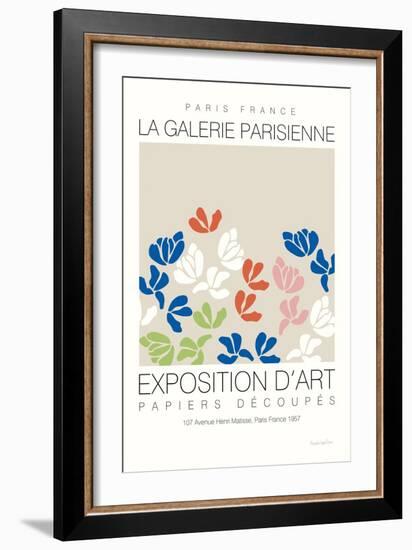 Fleurs de Matisse III-Mercedes Lopez Charro-Framed Art Print